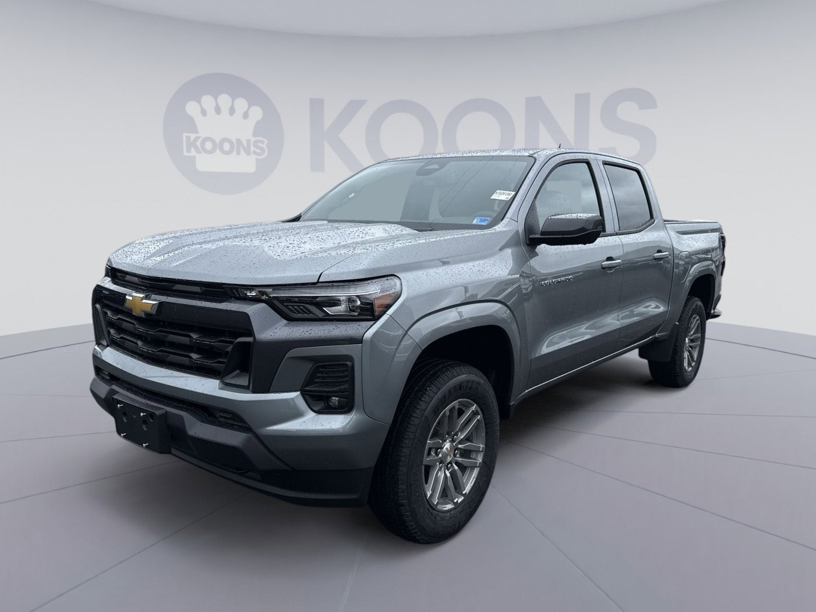 2026 Chevrolet Colorado LT in Sterling Gray Metallic — front three-quarter view