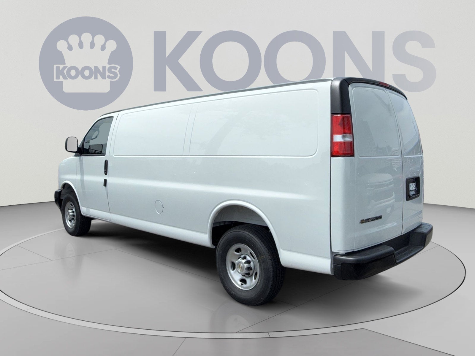 2026 Chevrolet Express Cargo — rear three-quarter view