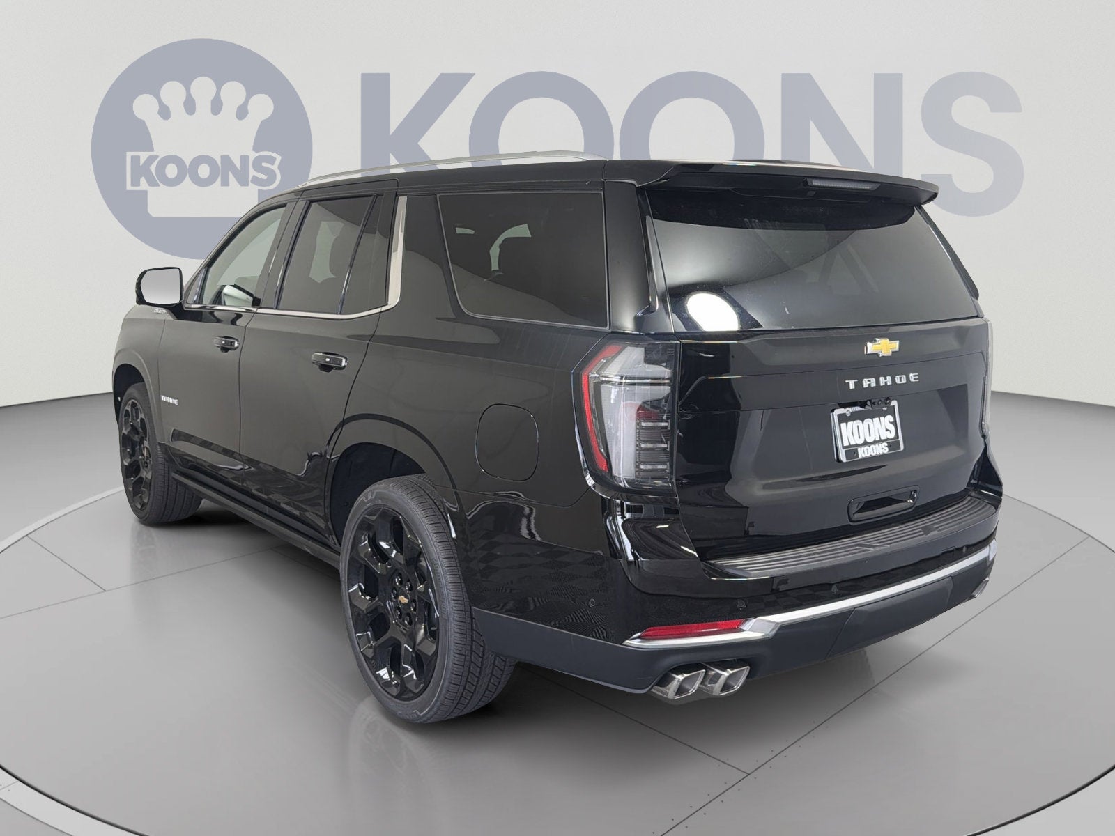 2026 Chevrolet Tahoe — rear three-quarter view