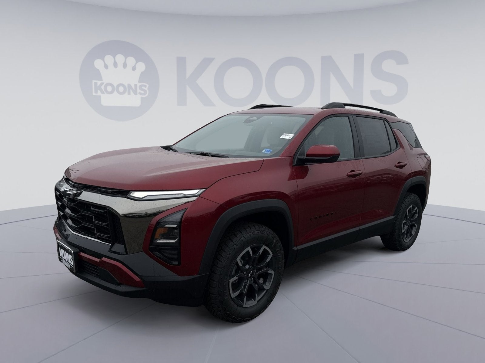 2026 Chevrolet Equinox ACTIV in Radiant Red Tintcoat — front three-quarter view