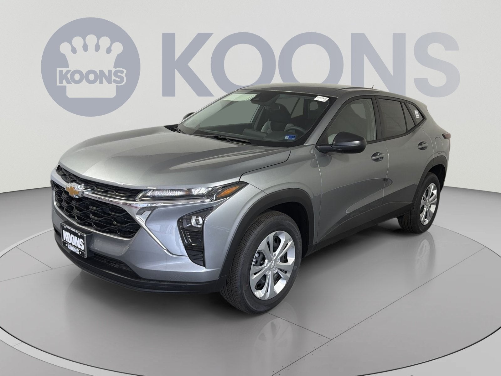2026 Chevrolet Trax LS in Sterling Gray Metallic — front three-quarter view