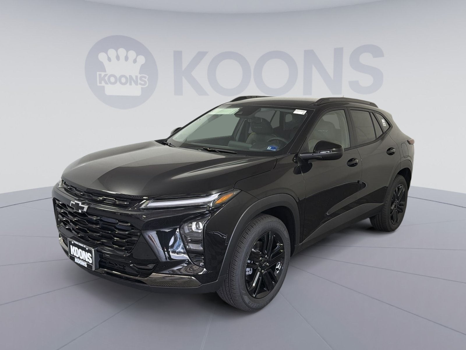 2026 Chevrolet Trax ACTIV in Mosaic Black Metallic — front three-quarter view