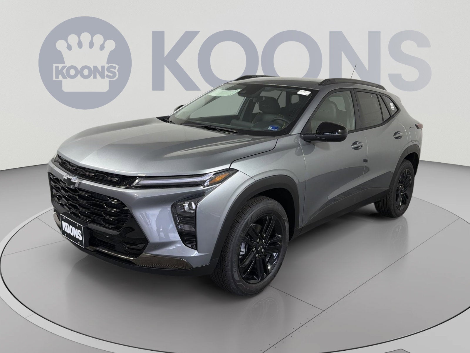 2026 Chevrolet Trax ACTIV in Sterling Gray Metallic — front three-quarter view