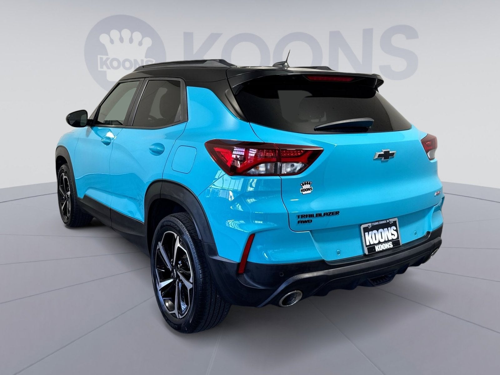 2021 Chevrolet Trailblazer — rear three-quarter view